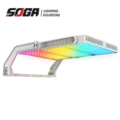 কেনা 600W ওয়াটেজ/মডিউল, IP66 রেটিং এবং IIK09 IK রেটিং সহ গ্লিয়ার ফ্রি LED ফ্লাড লাইট online manufacture